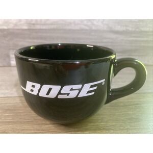 Bose Coffee Mug Black Ceramic‎ Promotional Logo Tea Cup Audio Tech Collectible